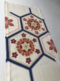 Listing 5 of 14 for Vintage Japanese Woven Silk Fabric Piece