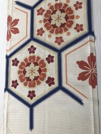 Listing 6 of 14 for Vintage Japanese Woven Silk Fabric Piece