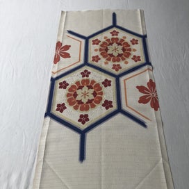 Listing 10 of 14 for Vintage Japanese Woven Silk Fabric Piece