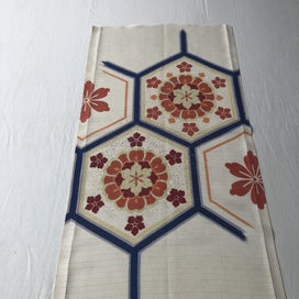 Listing 8 of 14 for Vintage Japanese Woven Silk Fabric Piece