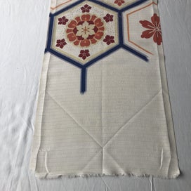 Listing 9 of 14 for Vintage Japanese Woven Silk Fabric Piece