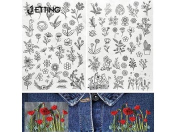 Listing 5 of 10 for 2/4pc Water Soluble Stabilizer Embroidery Stick And Stitch Embroidery Paper