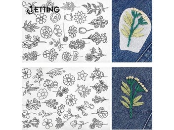 Listing 6 of 10 for 2/4pc Water Soluble Stabilizer Embroidery Stick And Stitch Embroidery Paper