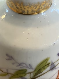 Listing 15 of 16 for Beautiful hand-painted antique perfume bottle