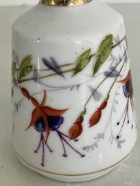 Listing 9 of 16 for Beautiful hand-painted antique perfume bottle