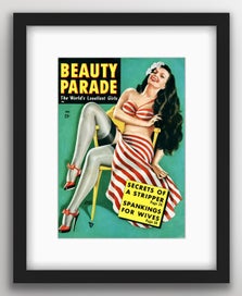 Listing 3 of 18 for Vintage 1950’s Pin-up Art by Elvgren | Vintage Wall Art | Framed Print 1/11