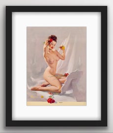Listing 2 of 18 for Vintage 1950’s Pin-up Art by Elvgren | Vintage Wall Art | Framed Print 1/11