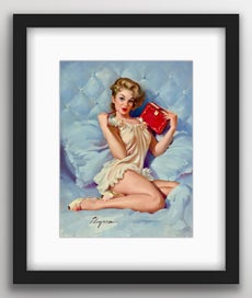 Listing 5 of 18 for Vintage 1950’s Pin-up Art by Elvgren | Vintage Wall Art | Framed Print 1/11