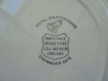 Listing 5 of 5 for J&G Meakin 'Innocence' lunch plate (Ironstone)