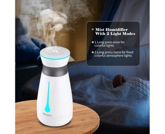 Listing 3 of 6 for 800mL Personal Colorful Mist Humidifier Portable USB Humidifier with 2