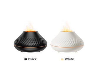Listing 2 of 6 for Flame Mist Humidifier Aromatherapy Essential Oil Diffuser With 7 Color Night
