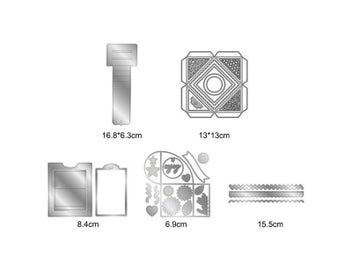 Listing 7 of 10 for New Metal Cutting Dies For Decoration Album Cards DIY Scrapbooking