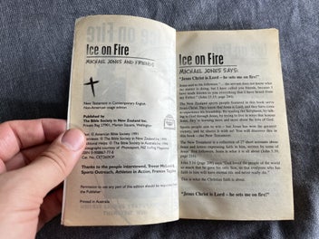 Listing 3 of 6 for ICE ON FIRE - Contemporary New Testament Bible Michael Jones & Friends