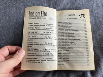Listing 4 of 6 for ICE ON FIRE - Contemporary New Testament Bible Michael Jones & Friends