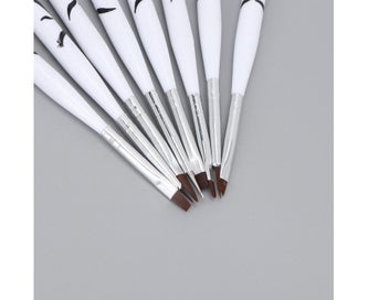 Listing 3 of 8 for 8pcs Nail Art Brush Set Professional Home Nail Salon Nail Painting Dra