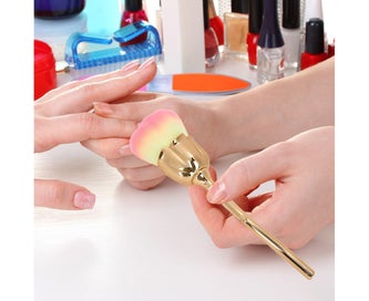 Listing 8 of 8 for Rose Shaped Professional Nail Art Dust Removal Brush Portable Blusher