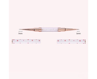 Listing 2 of 7 for 6Pcs Dual-ended Nail Art Liner Brush Set for UV Gel Polish Painting Dr