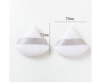 Listing 2 of 3 for 2PCS Black and white soft triangle powder puff makeup powder puff makeup ha