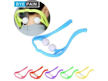 Listing 3 of 10 for BYEPAIN Neck Massager For Neck Shoulder Waist Lower Leg Cervical Massager Dual