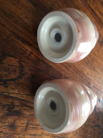 Listing 2 of 6 for Carltonware Seashell salt and pepper shaker and condiment retro cruet set