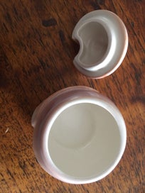 Listing 3 of 6 for Carltonware Seashell salt and pepper shaker and condiment retro cruet set