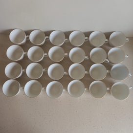 Listing 6 of 12 for Constantia Fine China RSA - Delilah - 24 Teacup, Saucer, Side & Main Plate Sets