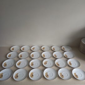 Listing 7 of 12 for Constantia Fine China RSA - Delilah - 24 Teacup, Saucer, Side & Main Plate Sets