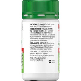 Listing 3 of 4 for Healtheries Dietary Supplement Garlic Odourless 5000mg Tablets 30pack