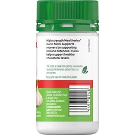 Listing 4 of 4 for Healtheries Dietary Supplement Garlic Odourless 5000mg Tablets 30pack