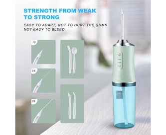 Listing 3 of 8 for Portable Dental Irrigator Water Jet Flosser USB Rechargeable 3Mode Oral Irrig