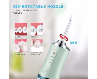 Listing 4 of 8 for Portable Dental Irrigator Water Jet Flosser USB Rechargeable 3Mode Oral Irrig