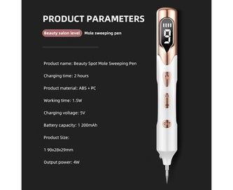 Listing 3 of 8 for Mole Removal Pen 9 Level LCD Plasma Pen Tattoo Mole Removal Pen Portable Skin