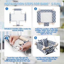 Listing 4 of 7 for Canvas Hammock Seat Set