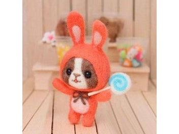 Listing 5 of 9 for Niewykonczone Filcowe Zabawki Edukacyjne DIY sliczne Zwierze Królik Zabawka