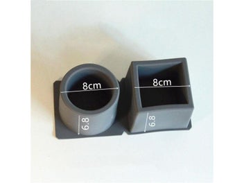 Listing 4 of 10 for Silicone Concrete Flower Pot Molds For Succulents More