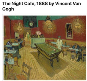 Listing 3 of 14 for Oil Painting The Night Cafe 1461
