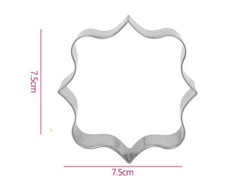 Listing 5 of 7 for Stainless Steel Mousse Circle Square Picture Frame Cookie Cutter Cookie Cut