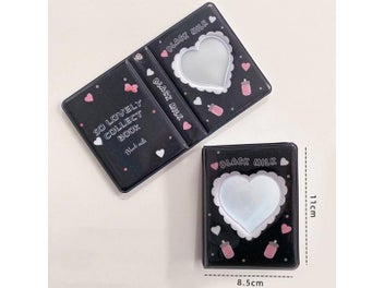 Listing 1 of 10 for Lovely Bear Photo Album 3 Inch Love Heart Hollow Ins Card Binder Name Card Book