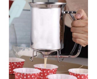 Listing 2 of 6 for Stainless Steel Batter Dispenser Professional Batter Funnel Kitchen Tool fo