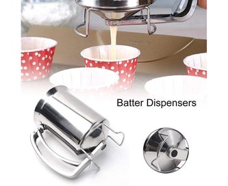 Listing 6 of 6 for Stainless Steel Batter Dispenser Professional Batter Funnel Kitchen Tool fo