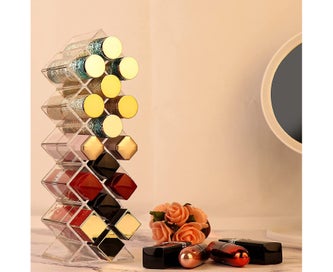 Listing 2 of 5 for Lipstick Organizer, Acrylic Lipstick Holder, Clear Lip Gloss Holer, 16 Spaces