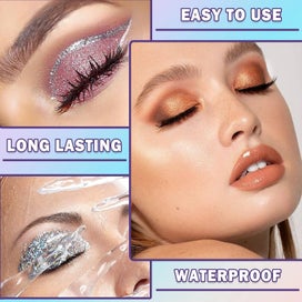 Listing 4 of 9 for 15 Colors Glitter Eyeshadow Palette