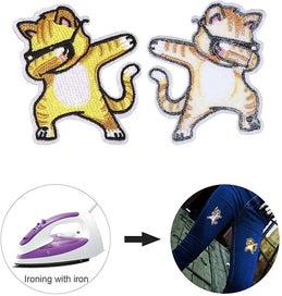 Listing 4 of 5 for 10 Pack Dog Iron-on Patches Sew-on Appliques