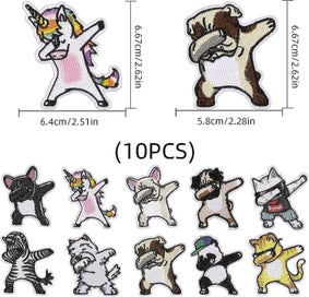 Listing 5 of 5 for 10 Pack Dog Iron-on Patches Sew-on Appliques