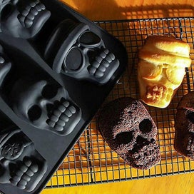 Listing 2 of 5 for Halloween Cake Moldlarge Silicone Skull Moldbpa Freecan Be Used To Make Ca