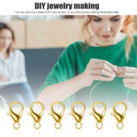 Listing 2 of 10 for Jewelry Beaded Necklace Lobster Clasp Hooks