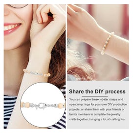 Listing 5 of 10 for Jewelry Beaded Necklace Lobster Clasp Hooks