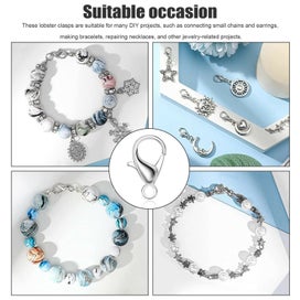 Listing 7 of 10 for Jewelry Beaded Necklace Lobster Clasp Hooks