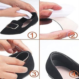 Listing 4 of 5 for black6 Pairs Heel Cushion Pads Heel Grips Self Adhesive Lining Shoe Insoles