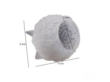 Listing 1 of 9 for 3D Rose Ball Aromatherapy Candle Soap Mould Rose Flower Cake Decoration Scented